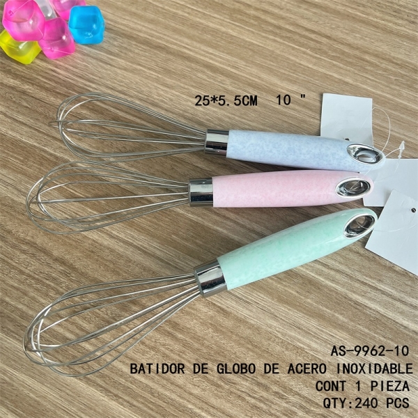 [AS-9962-10]BATIDOR DE GLOBO DE ACERO INOXIDABLE