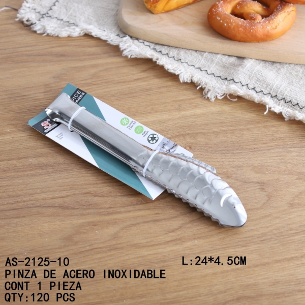 [AS-2125-10]PINZA DE ACERO INOXIDABLE