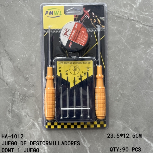 [HA-1012]JUEGO DE DESTORNILLADORES