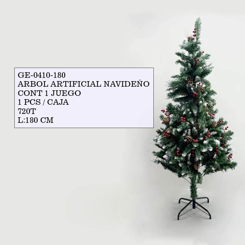 [GE-0410-180] ARBOL DE NAVIDAD DE PLASTICO