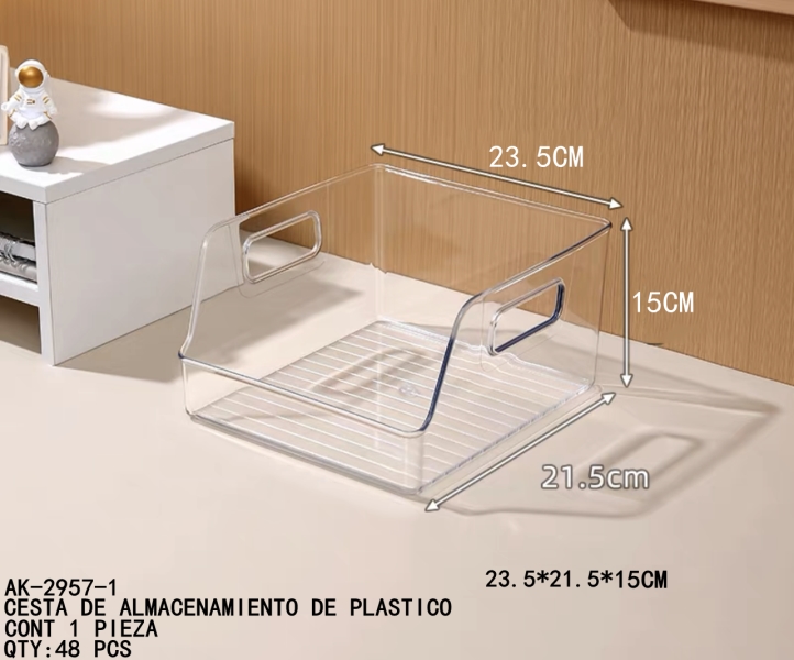 [AK-2957-1]CESTA DE ALMACENAMIENTO DE PLASTICO