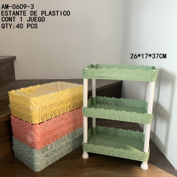 [AM-0609-3]ESTANTE DE PLASTICO