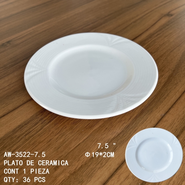 [AW-3522-7.5]PLATO DE CERAMICA