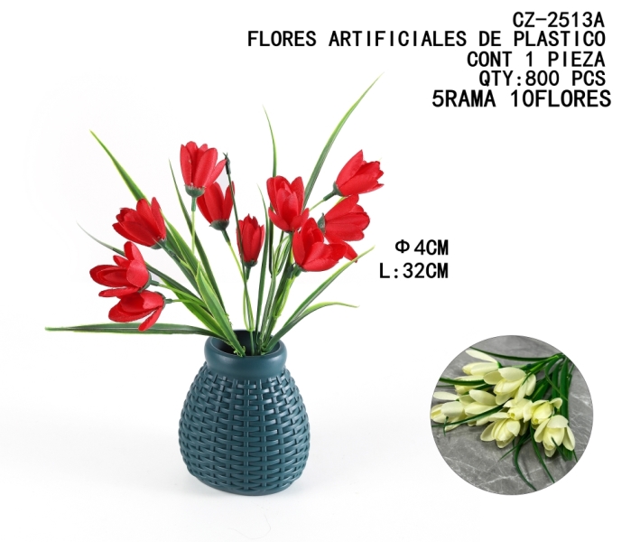 [CZ-2513A]FLORES ARTIFICIALES DE PLASTICO