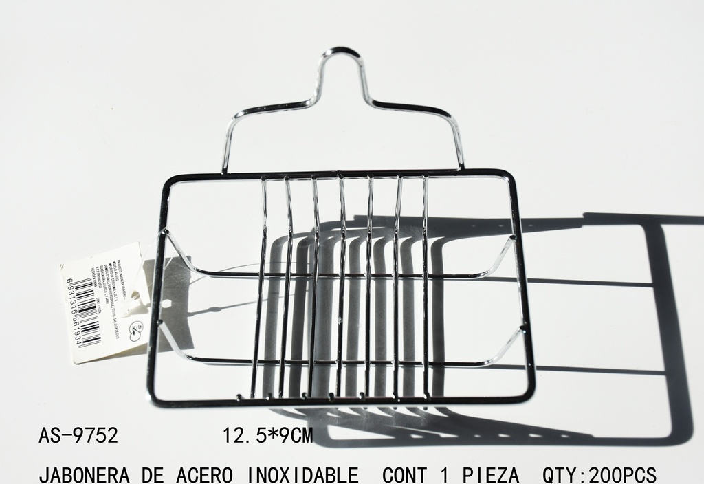 [AS-9752]JABONERA DE ACERO INOXIDABLE