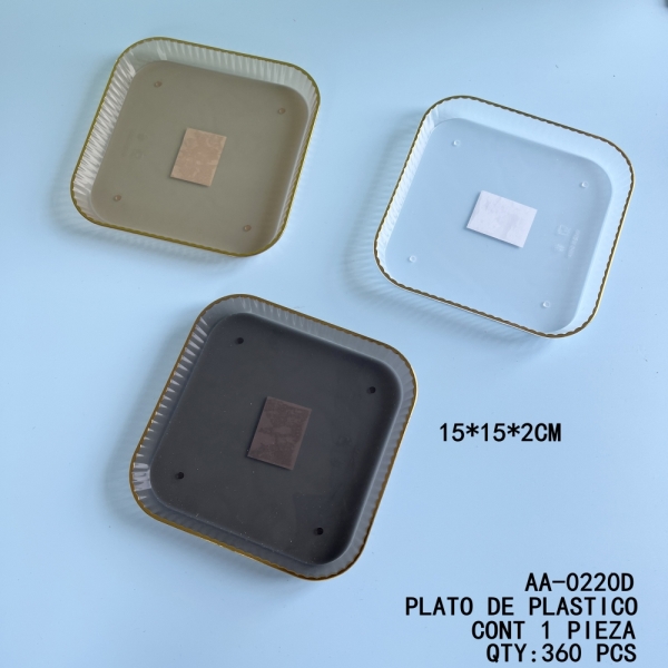 [AA-0220D]PLATO DE PLASTICO