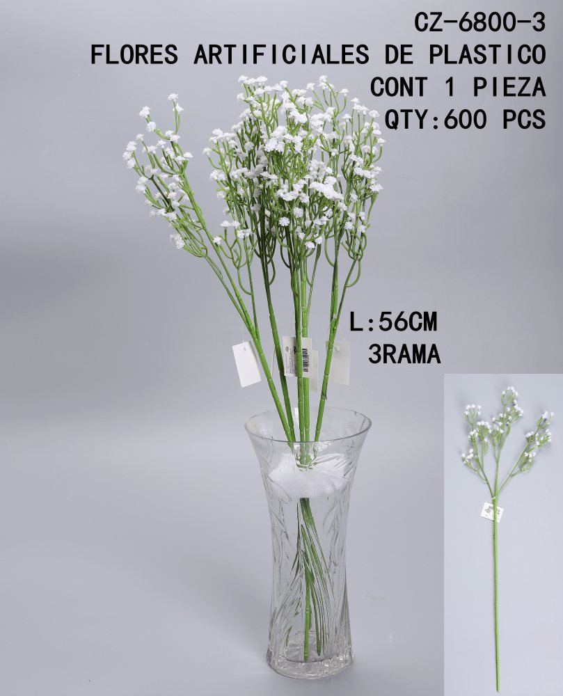 [CZ-6800-3]FLORES ARTIFICIALES DE PLASTICO