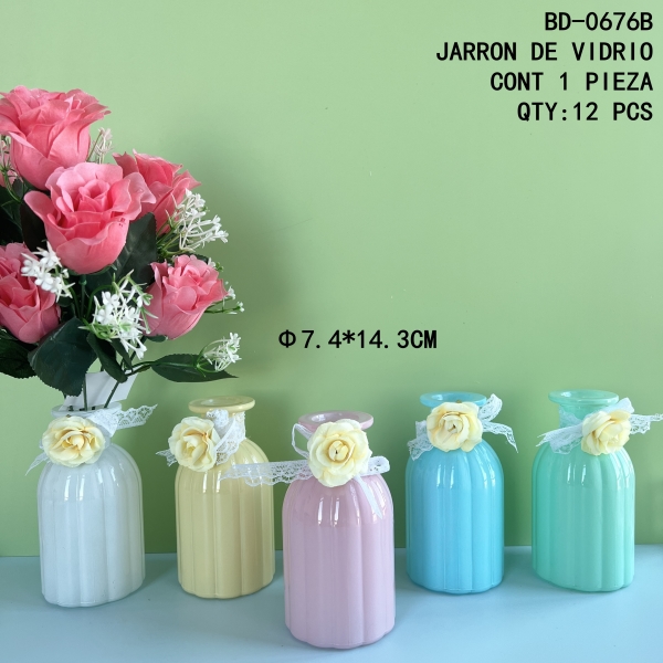 [BD-0676B]JARRON DE VIDRIO
