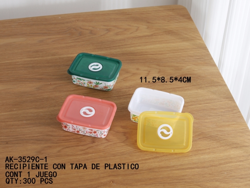 [AK-3529C-1]RECIPIENTE CON TAPA DE PLASTICO