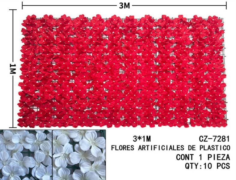 [CZ-7281]B-FLORES ARTIFICIALES DE PLASTICO