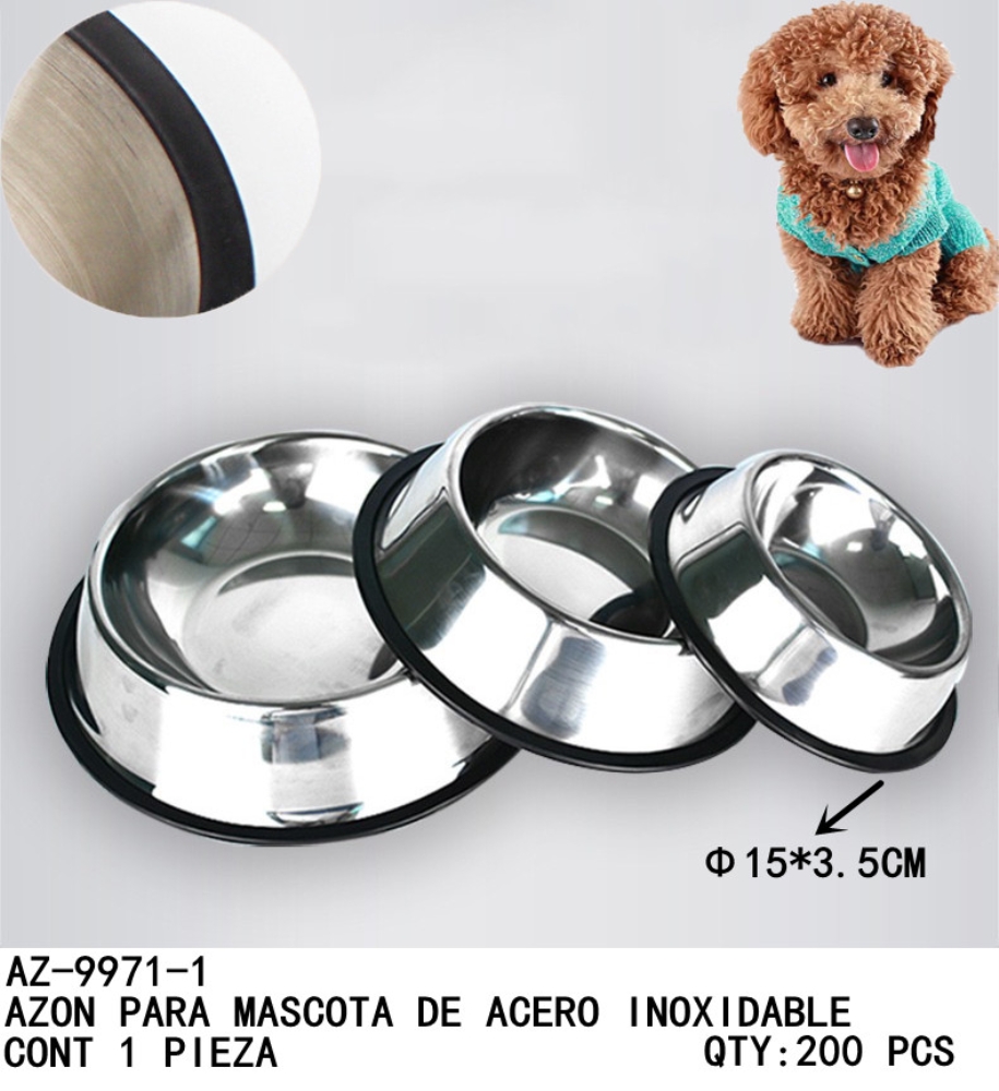 [AZ-9971-1]AZON PARA MASCOTA DE ACERO INOXIDABLE