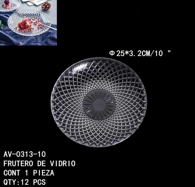 [AV-0313-10]FRUTERO DE VIDRIO