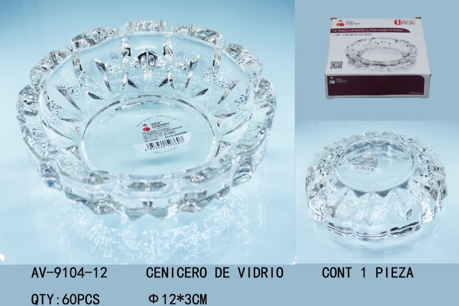 [AV-9104-12]CENICERO DE VIDRIO