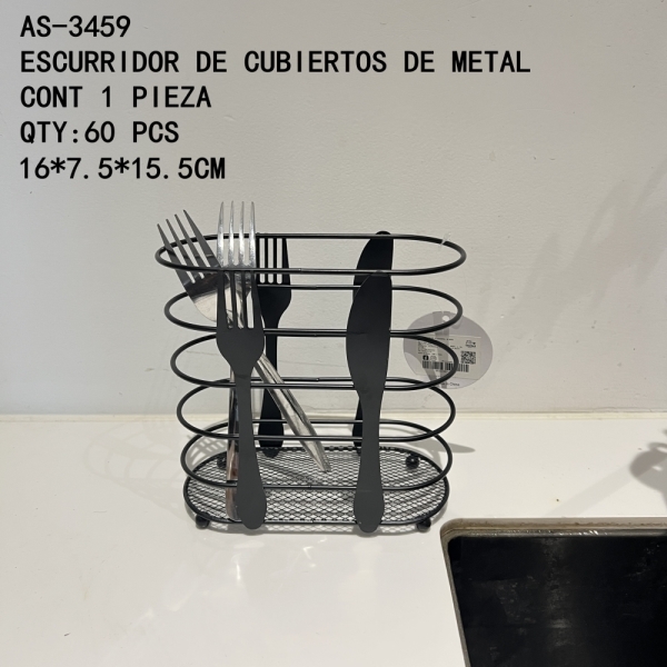 [AS-3459]ESCURRIDOR DE CUBIERTOS, DE METAL