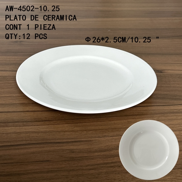 [AW-4502-10.25] PLATO DE CERAMICA