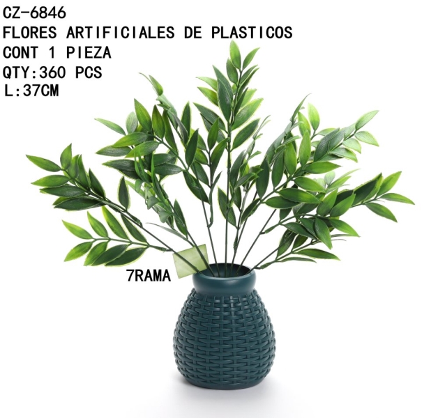 [CZ-6846]FLORES ARTIFICIALES DE PLASTICOS