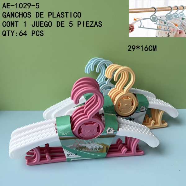 [AE-1029-5]GANCHOS DE PLASTICO