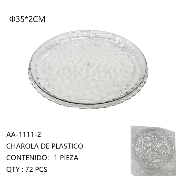 [AA-1111-2]CHAROLA DE PLASTICO