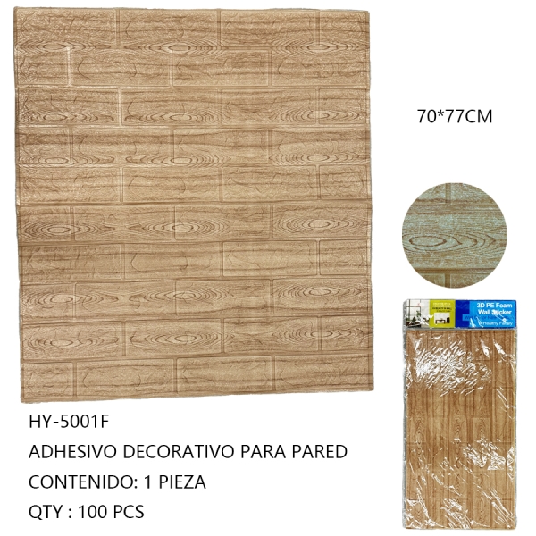 [HY-5001F]ADHESIVO DECORATIVO PARA PARED