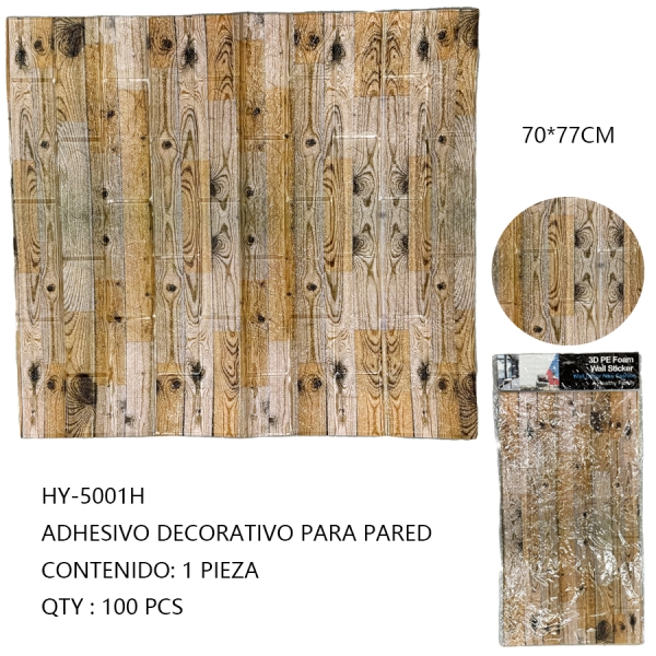[HY-5001H]ADHESIVO DECORATIVO PARA PARED