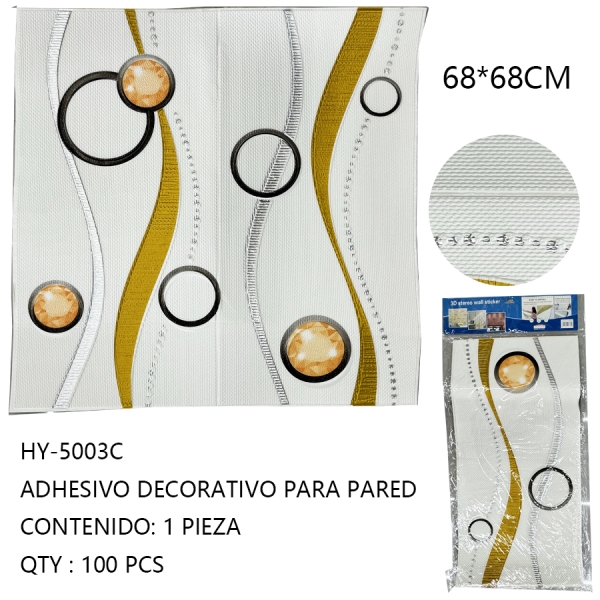 [HY-5003C]ADHESIVO DECORATIVO PARA PARED