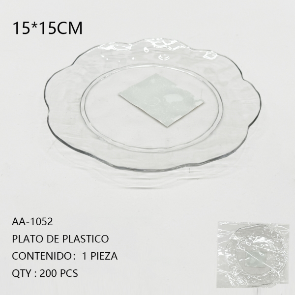 [AA-1052]PLATO DE PLASTICO