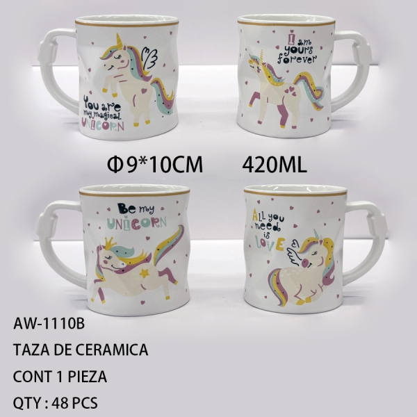 [AW-1110B]TAZA DE CERAMICA