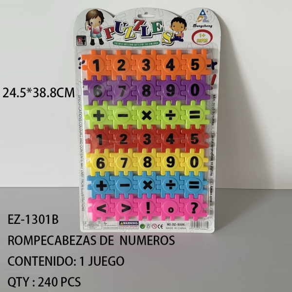 [EZ-1301B]ROMPECABEZAS DE  NUMEROS