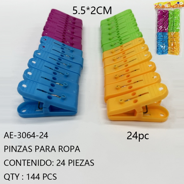 [AE-3064-24]PINZAS PARA ROPA
