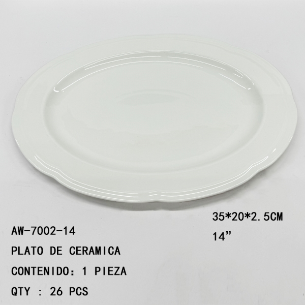 [AW-7002-14]PLATO DE CERAMICA