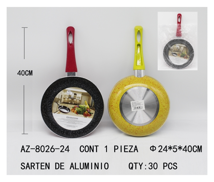 [AZ-8026-24]SARTEN DE ALUMINIO