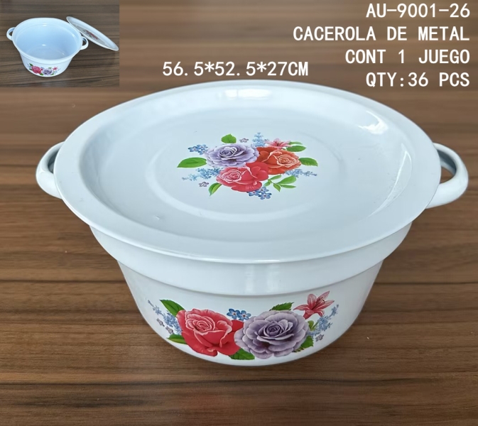 [AU-9001-26]CACEROLA DE METAL