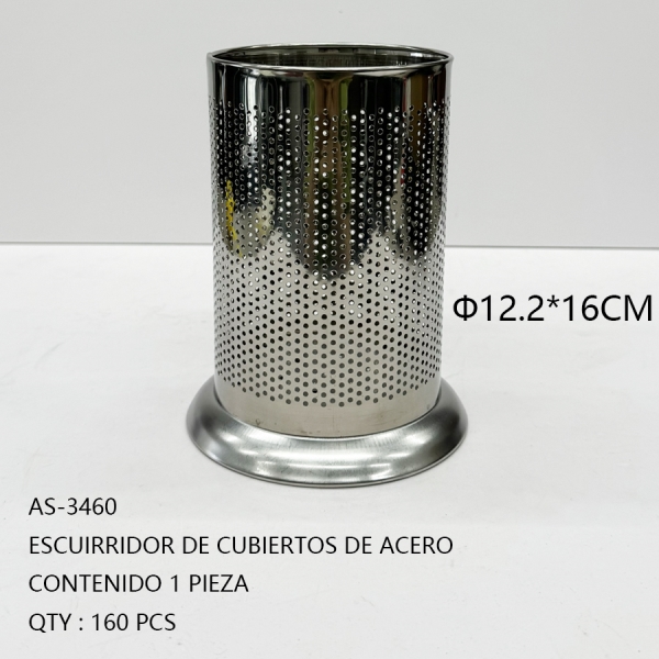 [AS-3460]ESCUIRRIDOR DE CUBIERTOS DE ACERO