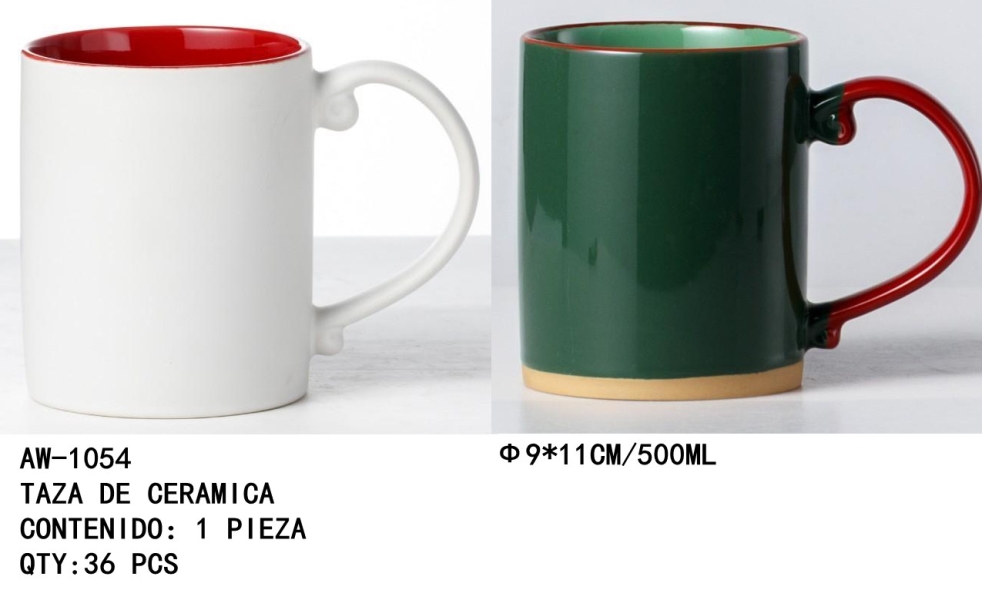 [AW-1054]TAZA DE CERAMICA