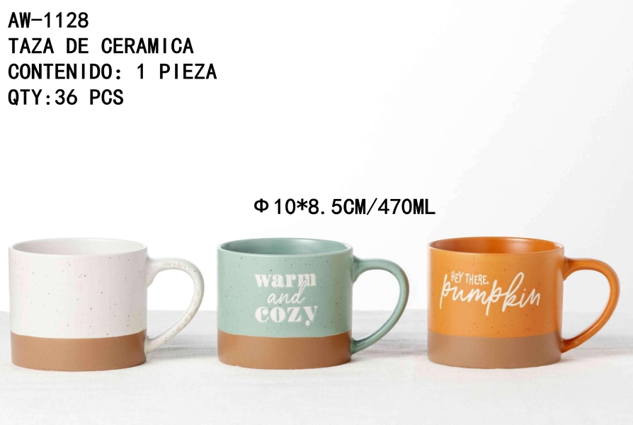 [AW-1128]TAZA DE CERAMICA
