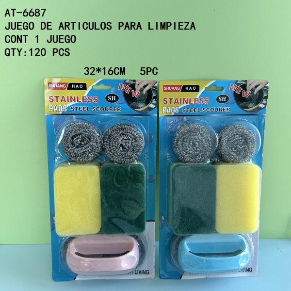 [AT-6687]JUEGO DE ARTICULOS PARA LIMPIEZA