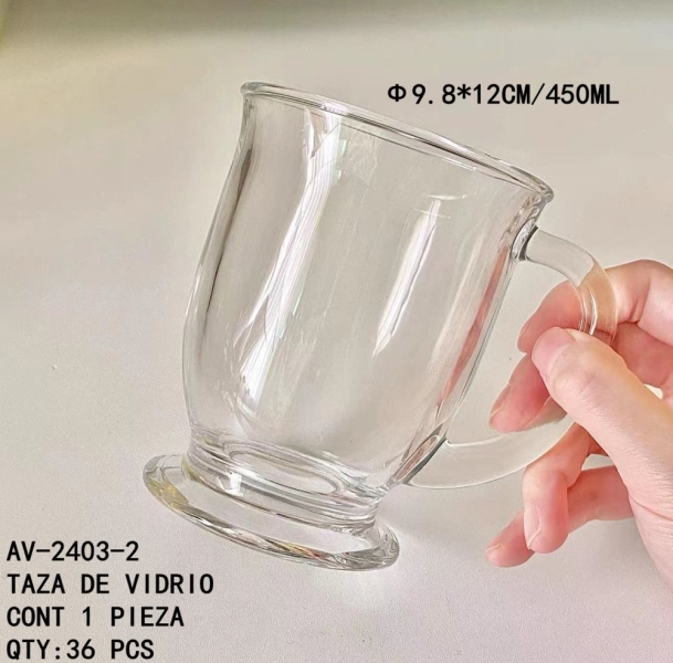 [AV-2403-2]TAZA DE VIDRIO