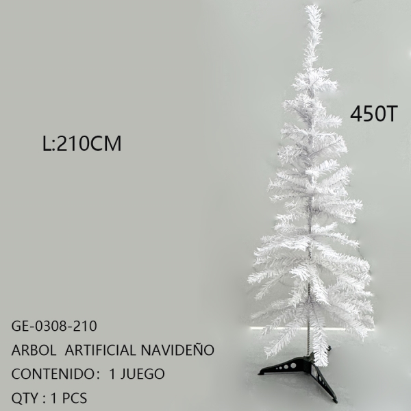 [GE-0308-210]ARBOL  ARTIFICIAL NAVIDEÑO 210CM