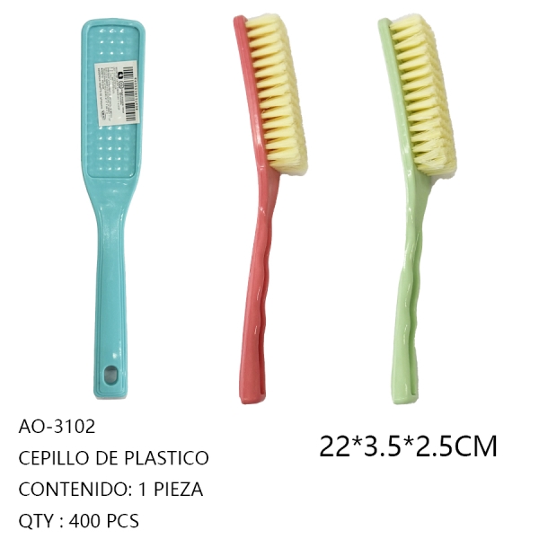 [AO-3102]CEPILLO DE PLASTICO 