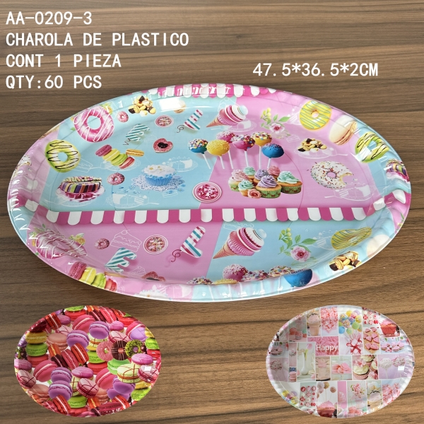 [AA-0209-3]CHAROLA DE PLASTICO 