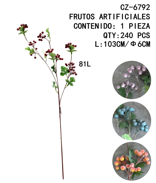 [CZ-6792]FRUTOS ARTIFICIALES 