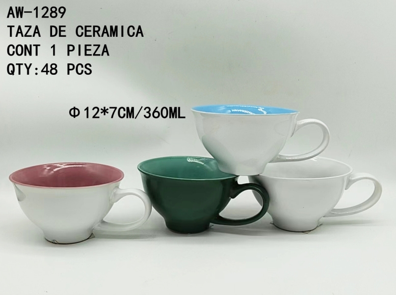 [AW-1289]TAZA DE CERAMICA 