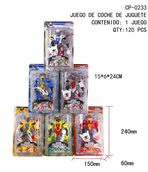 [CP-0233]JUEGO DE COCHE DE JUGUETE 