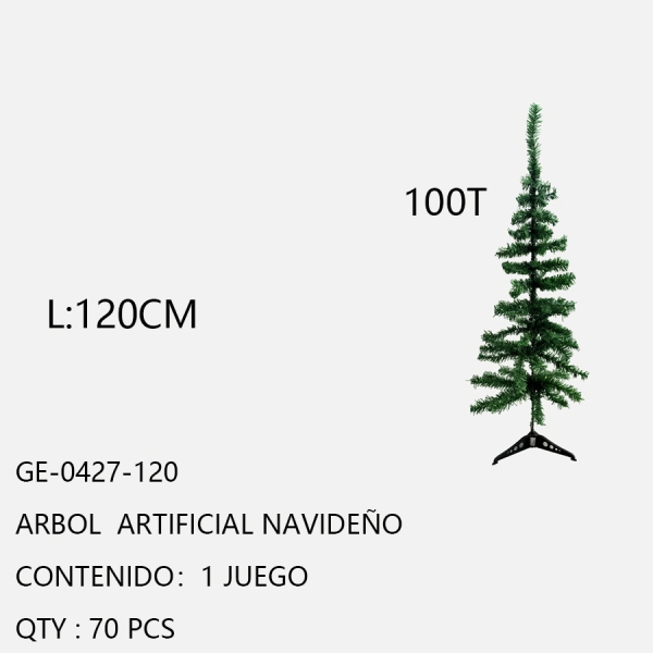 [GE-0427-120]ARBOL  ARTIFICIAL NAVIDEÑO 