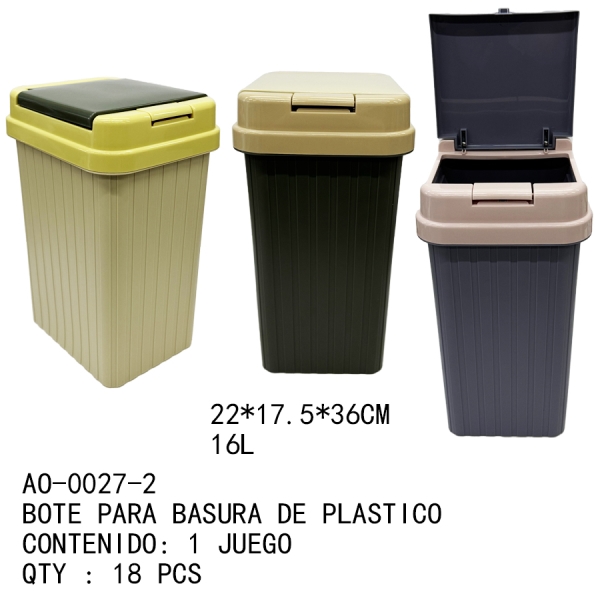 [AO-0027-2]BOTE PARA BASURA DE PLASTICO 