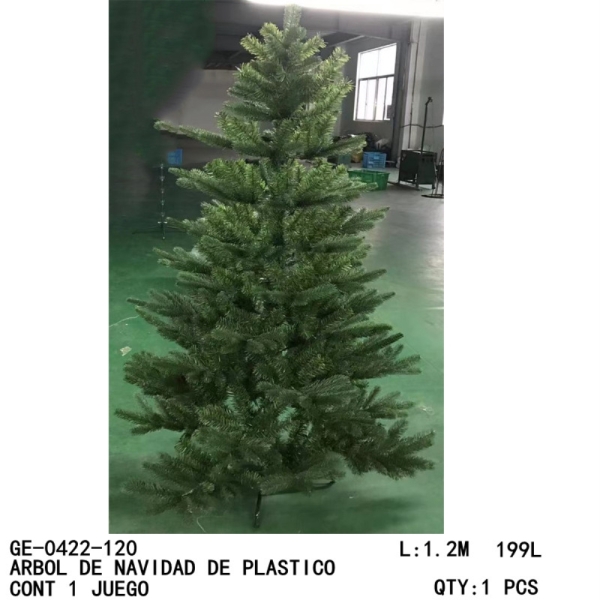 [GE-0422-120]ARBOL DE NAVIDAD DE PLASTICO 
