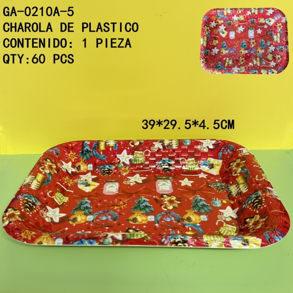 [GA-0210A-5]CHAROLA DE PLASTICO 