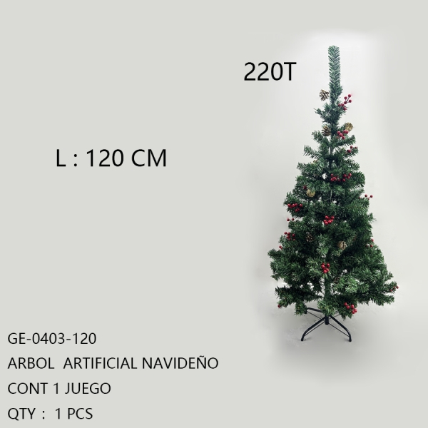 [GE-0403-120]ARBOL  ARTIFICIAL NAVIDEÑO 