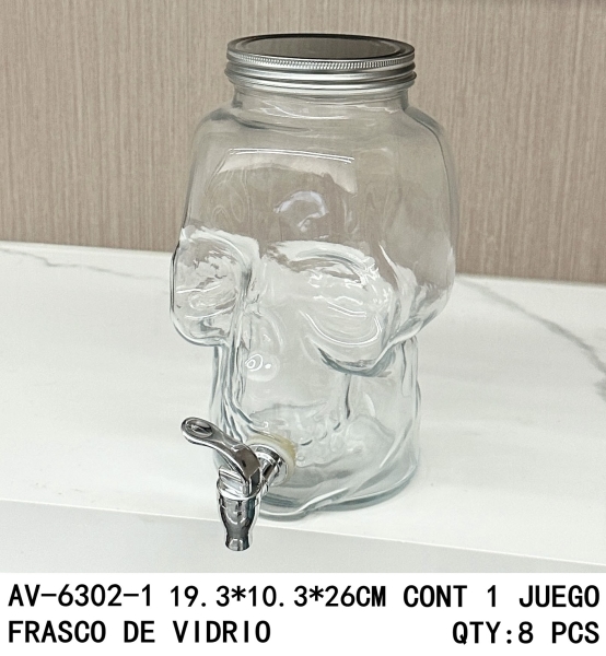 [AV-6302-1]FRASCO DE VIDRIO 