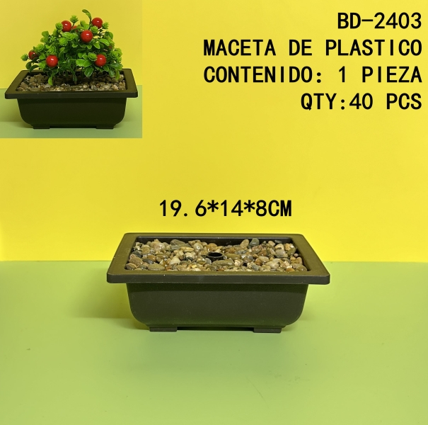 [BD-2403]MACETA DE PLASTICO 